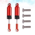 thumbnail image 3 of CTIRCHIU 1 Pair Front Rear Metal Climbing Vehicle Accessories Compatible for WPL 1/16 RC Vehicle (Red), 3 of 8