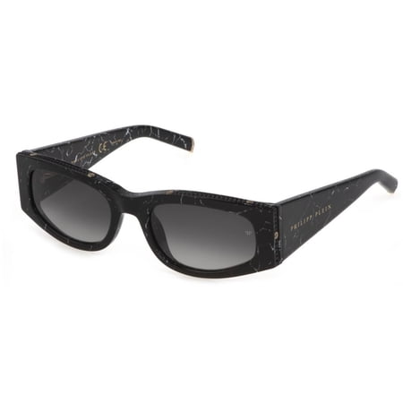 Philipp Plein SPP025S 0869 Women's Black Cat Eye Frame Sunglasses