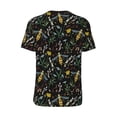 thumbnail image 3 of Balery Wasp and Florals Baseball Jersey for Men Casual Button Down Shirts Short Sleeve Active Team Sports Uniform-4X-Large, 3 of 9