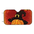 thumbnail image 7 of Goofa Halloween Pumpkin Printed Car Windshield Sunshade,Foldable Reflective Sun Visor,UV Protection Heat Blocker Sunshade,Car Cooling Accessory-, 7 of 7