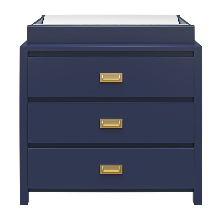 Little Seeds Monarch Hill Haven 3 Drawer Navy Changing Dresser