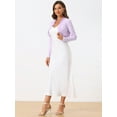thumbnail image 3 of DARING DIVA Women's Crop Cardigan Knit Open Front Bolero Shrug L Light Purple, 3 of 6