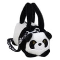 thumbnail image 2 of Bolso de hombro de peluche, novedoso bolso cruzado con forma de animal para ir de compras en vacaciones Panda, 2 of 8