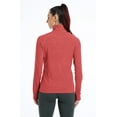 thumbnail image 4 of icyzone Quarter Zip Pullover for Women Thermal Long Sleeve Shirts Fleece Jacket, 4 of 5