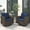 Blue, variant on GAZEBETER Outdoor Swivel Rocking Chairs Set of 2,Patio Rocking Swivel Chairs Set of 2 with Comfy Cushions,2 Piece Wicker Glider Rocker for Porch,Poolside,Deck and Yard,Beige