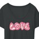 thumbnail image 5 of Señora Tops carta impresa moda casual mujer camiseta para el hogar playa mochilero L Yuyangstore Camiseta para mujer, 5 of 8