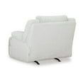 thumbnail image 4 of Vincent Manual Rocker Recliner Chair, White Corduroy, Pillow Arms, 4 of 5
