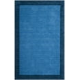 thumbnail image 2 of Safavieh Himalaya Lexine Solid Wool Area Rug, Light Blue/Dark Blue, 10' x 14', 2 of 7