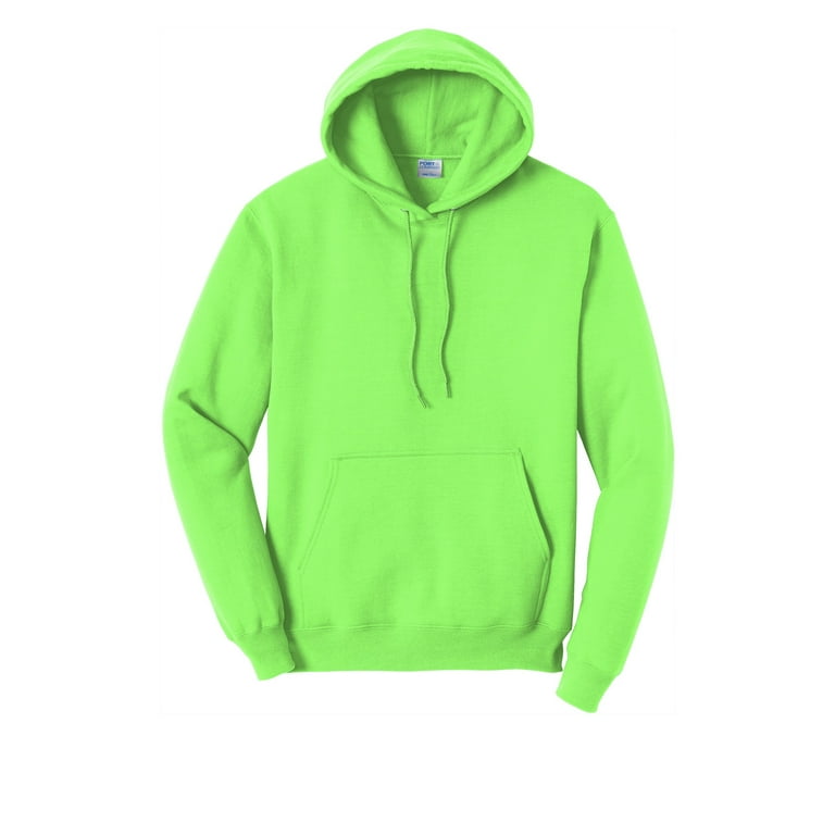 Port & Company Core Fleece Pullover Hooded Sweatshirt-4XL (Neon Green)