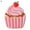 Style 5(Pink Cake), variant on Walbest PVC Magnetic Refrigerator Sticker Creative 3D Cartoon Cake Shaped Fridge Sticker Kitchen Decor