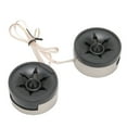 thumbnail image 2 of 2PCS 350W Mini Dome Tweeter Round Speaker Stick On Black Universal Automobile Audio System, 2 of 8