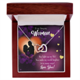 thumbnail image 4 of To My Girlfriend You Light Up My Life Purple Inseparable Necklace, 4 of 20
