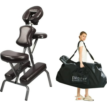 Master Massage Bedford Full Body Portable-Lightweight Carrying Case-Tattoo Height Adjustable Folding Face Cradle Salon, Massage Chair SPA, Coffee
