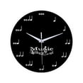 thumbnail image 1 of Reloj de Pared Moderno Sunnimix Silencioso Redondo Decorativo 12 Pulgadas, 1 of 7