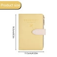 thumbnail image 3 of Clearance! Passport Holder Passport Cover with Credit Card Slot and Boarding Pass Slot Combo Passport Wallet Case Book Travel Must Have Rfid Blocking Leather Travel Accessories One Size Green, 3 of 9
