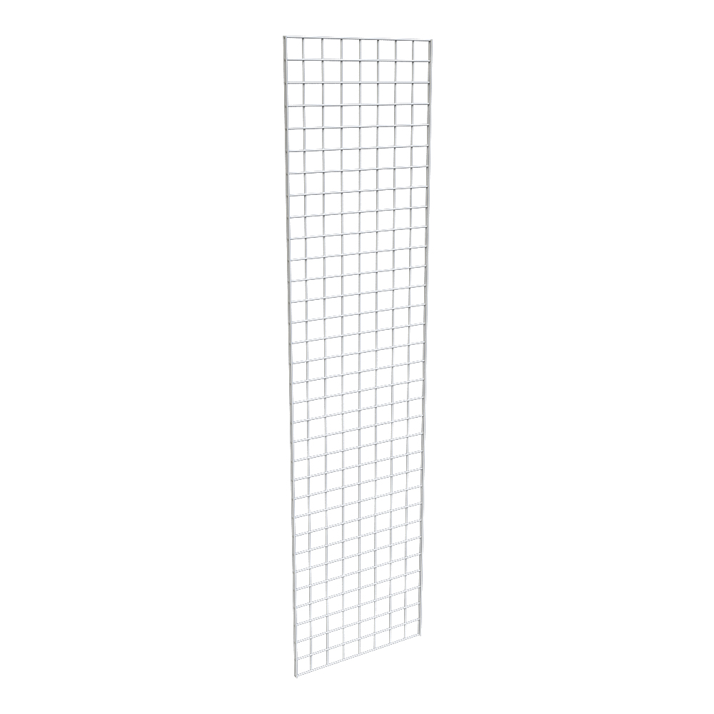 Wire Gridwall Panel in White 2 x 5 Feet Pack of 2 tillescenter Panels