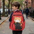 thumbnail image 4 of HELLHERO Water Resistant Bookbag for School Elementary School, Polyester traspirante Kids Backpack, Stacked Cats in Love, 4 of 6