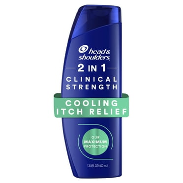 Head & Shoulders Clinical Strength Cooling Itch Relief 2in1, for Stubborn Dandruff, 13.5 fl oz