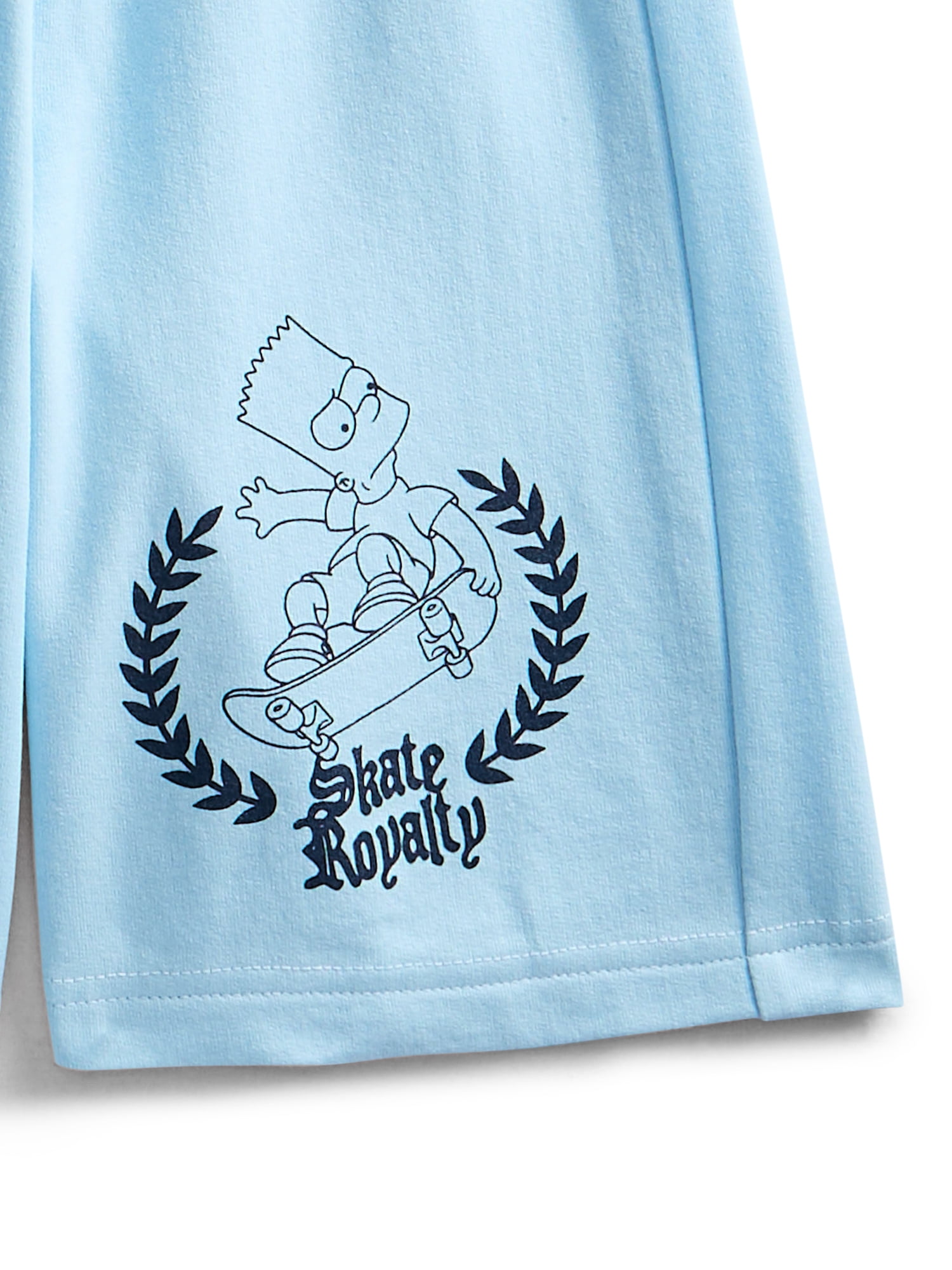 The Simpsons Boys Graphic Tee and Fleece Shorts Set, 2-Piece, Sizes 4-16