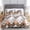 Brown, variant on Grid Patchwork Quilt Set Queen Size 3 Pcs Purple Bedspread Lightweight Adult(96"x 90")
