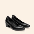 thumbnail image 3 of Zapatos de Tacón Cuadrado Grueso para Mujer DREAM PAIRS Negro Talla 8, 3 of 8