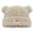 Beige, variant on Stylish Plush Hat Lovely Bear Ear Beanies Hat Thicken Caps for Winter Wear