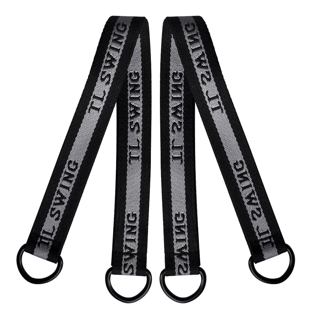6 Correas De Nailon Para Sujetar Sombrillas De Patio - 60 Cm, Negras, Súper Resistentes