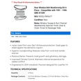 thumbnail image 2 of Door Window Belt Weatherstrip Kit 6 Piece - Compatible with 1981 - 1986 GMC K1500 1982 1983 1984 1985, 2 of 2