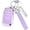 A:purple, variant on Key Fob Cover Compatible with Toyota Grand Highlander Camry Corolla Tundra RAV4 2019-2024 4 Button Keychain Case Holder Protector,A:black
