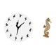 thumbnail image 5 of Reloj de pared,Reloj de pared con bailarina,reloj decorativo colgante.,Estatua de resina,Estatua de resina para decoración del hogar,manualidades,oro,Escultura de oro,figura de resina,regalos, 5 of 8