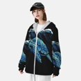 thumbnail image 3 of Fotbe Ocean Turtle Chaqueta con Protección Solar UPF 50+ para Hombre y Mujer, Camisa con Capucha y Bolsillos-Large, 3 of 7