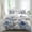 Gray Blue, variant on Octopus Coastal Set of 4 Bedding Quilt Covers, Navy Blue Nautical Summer Ocean 4-Piece Bed Sheet Set with Extra Soft Bed Sheets Quilt Cover Pillowcase, Queen
