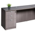 thumbnail image 4 of Boss Office Products 66 Inch Executive L-Shape Corner Desk with Box/Box/File Storage Pedestal, Driftwood, 4 of 6