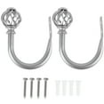 thumbnail image 1 of Shisuyan Curtain Fixing Parts Silver 1 Set 6.3x2.2in, 1 of 8