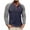 Navy, variant on LODIENY Men's Henley Shirt Raglan Long Sleeve Underwear Henley Tops Casual Slim Fit Lightweight Button Down T Shirts Wine L