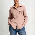thumbnail image 2 of THDHVS Womens Long Sleeve Tops,Travel Outfits for Women,Women's UPF 50 Long Sleeve Sun Protection Shirts Outdoor Fast Dry Fishing Hiking Travel Shirts Pink L, 2 of 8