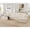 Beige, variant on Noble House Isaiah 132" Modern U-Shape Modular Sectional Sofa, Minimalist Corduroy Compressed Sleeper Couch, Gray