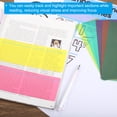 thumbnail image 5 of Uxcell Guided Reading Strips Tracking Highlight Colored Overlay Bookmark Light Orange 8 Pcs, 5 of 6