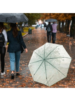  ZGONOHYE Compact Travel Umbrella Pink Cherry Blossoms