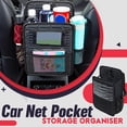 thumbnail image 2 of VALINK Net Pocket Handbag Holder Large Capacity Universal Car Organizer Storage Netting Pouch For Car, 2 of 7
