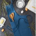 thumbnail image 4 of DII Modern Style 100 Percent Cotton Chino Chef Apron in Blue, 4 of 5