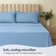 thumbnail image 3 of Luxclub Juego De Sábanas De 5 Piezas Divididas Para Cama De Matrimonio, Transpirables, De Lujo, Con Bolsillos Profundos, 18.0 In, Respetuosas Con El Medio Ambiente, Sin Arrugas, Lavables A Máquina, Ro, 3 of 8
