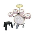thumbnail image 3 of BELOVING Ensemble de Pile pour Enfants Instruments de Musique Compacts Jouet pour Fête Concert Maternelle Rose, 3 of 9