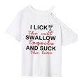 thumbnail image 1 of Camiseta para mujer Tops de verano Ropa femenina de moda Camiseta con cuello redondo para uso diario M, 1 of 8