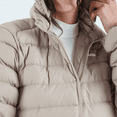 thumbnail image 3 of Chamarra Acolchada Impermeable Para Mujer Color Beige Talla Mediana, 3 of 8