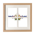 thumbnail image 1 of The United Kingdom Flag National Emblem Frame Wall Tabletop Display 4 Openings Picture, 1 of 3