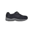 thumbnail image 2 of EASY SPIRIT Womens Navy Logo Cushioned Rheal Round Toe Wedge Zip-Up Leather Athletic Sneakers Shoes 6 W, 2 of 4