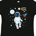 thumbnail image 4 of Inktastic Astronaut the Moon Spaceship and Shooting Star Boys or Girls Toddler T-Shirt, 4 of 5