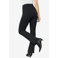 thumbnail image 2 of Roaman's Women's Plus Size Tall Bootcut Ultimate Ponte Pant, 2 of 5
