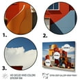 thumbnail image 3 of Designart "horizon Colorful Geometry Building I" Architecture Wall Decor, 3 of 5